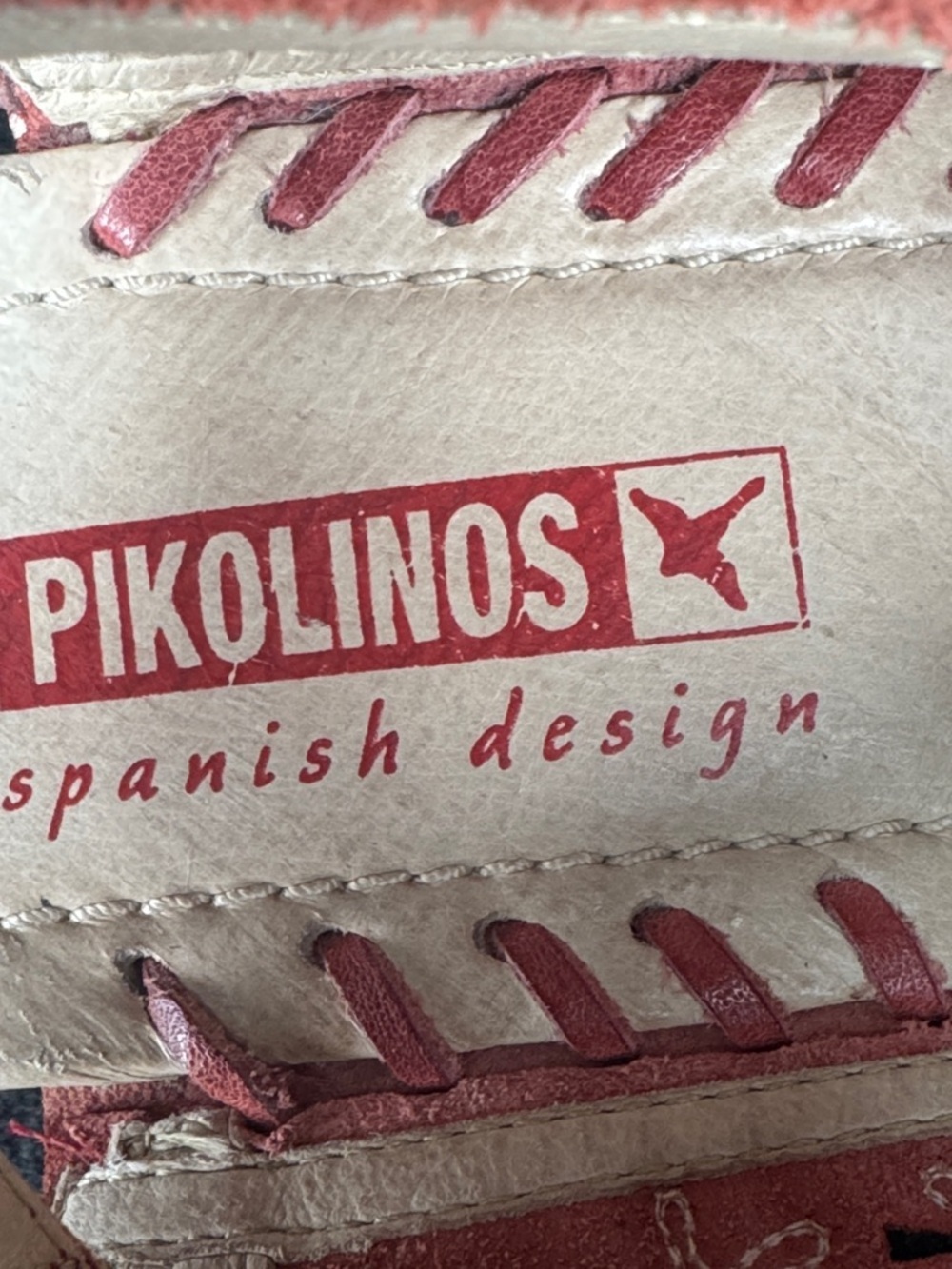 PIKOLINOS Red Floral Cutout Spanish Leather Sandals, Women’s Sz 42, Like New - Picture 8 of 11